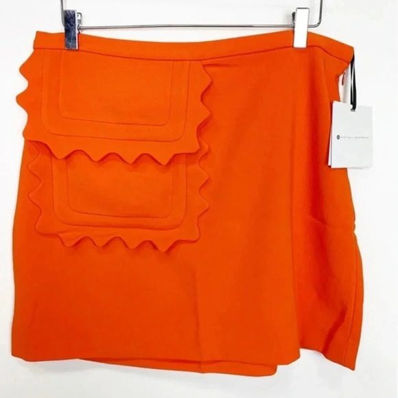 NWT 2X Victoria Beckham x Target Scallop Pocket Mini Skirt - Picture 1 of 11